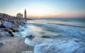 Caorle Church - romantic view